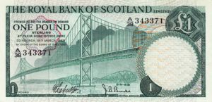Scotland, 1 Pound, P329a