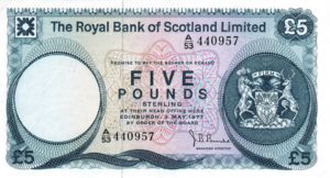Scotland, 5 Pound, P337aNew