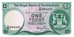 Scotland, 1 Pound, P341b