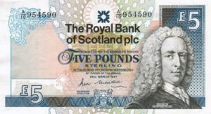 Scotland, 5 Pound, P347a