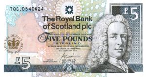 Scotland, 5 Pound, P362