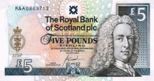 Scotland, 5 Pound, P363