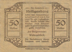 Austria, 50 Heller, FS 361Ia