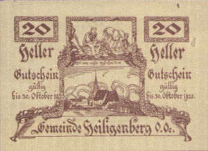 Austria, 20 Heller, FS 361IIa