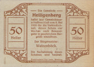 Austria, 50 Heller, FS 361Id