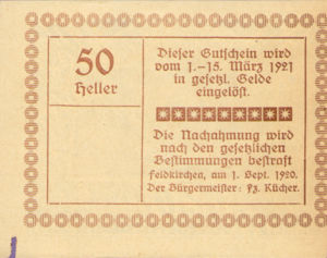 Austria, 50 Heller, FS 196III