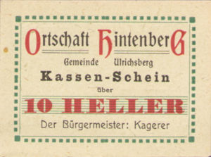 Austria, 10 Heller, FS 1091XIC