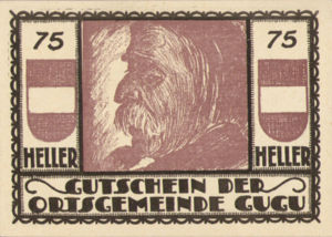 Austria, 75 Heller, FS 307IIa