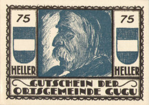 Austria, 75 Heller, FS 307IId