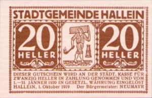 Austria, 20 Heller, FS 344Ia