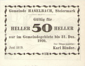 Austria, 50 Heller, FS 354d