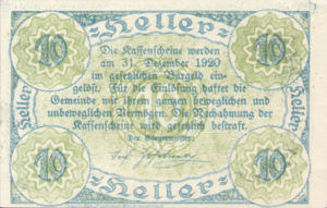 Austria, 10 Heller, FS 358II