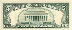 United States, The, 5 Dollar, P481b B