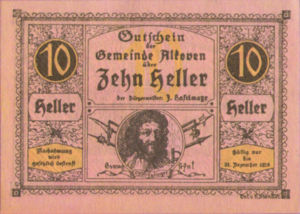 Austria, 10 Heller, FS 18SSIf