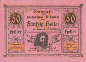 Austria, 50 Heller, FS 18SSIf