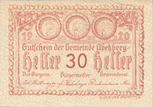 Austria, 30 Heller, FS 1h