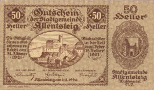 Austria, 50 Heller, FS 20a