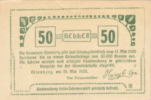 Austria, 50 Heller, FS 25b