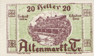 Austria, 20 Heller, FS 29a