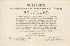 Austria, 50 Heller, FS 29f