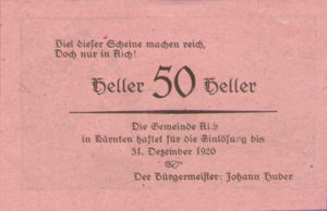 Austria, 50 Heller, FS 9c