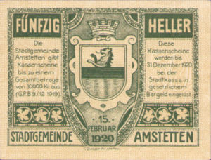 Austria, 50 Heller, FS 37Ia