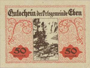 Austria, 50 Heller, FS 141IIf