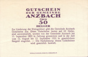 Austria, 50 Heller, FS 48IAe