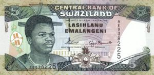 Swaziland, 5 Lilangeni, P23a