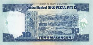Swaziland, 10 Lilangeni, P29c