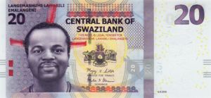 Swaziland, 20 Lilangeni, P37a