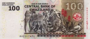 Swaziland, 100 Lilangeni, P39a