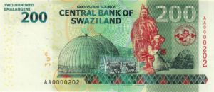 Swaziland, 200 Lilangeni, P40a