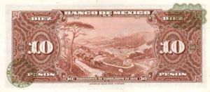Mexico, 10 Peso, P58l Sign.1