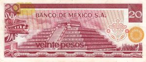 Mexico, 20 Peso, P64c Sign.3