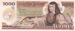 Mexico, 1,000 Peso, P85 Sign.1
