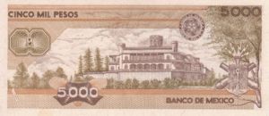 Mexico, 5,000 Peso, P88b Sign.1