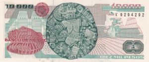 Mexico, 10,000 Peso, P90c