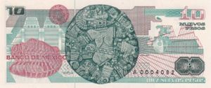 Mexico, 10 New Peso, P95 Sign.1