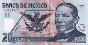 Mexico, 20 Peso, P116a Sign.1