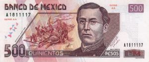 Mexico, 500 Peso, P120a