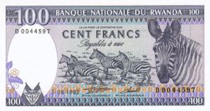 Rwanda, 100 Franc, P18