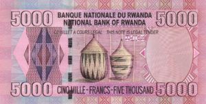 Rwanda, 5,000 Franc, P33a