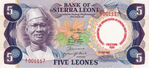 Sierra Leone, 5 Leone, P12