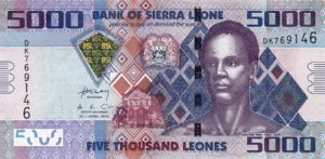 Sierra Leone, 5,000 Leone, P32