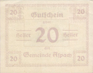 Austria, 20 Heller, FS 57e