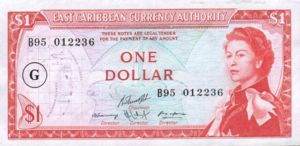 East Caribbean States, 1 Dollar, P13j