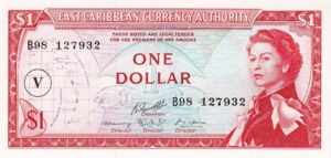 East Caribbean States, 1 Dollar, P13o