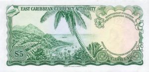 East Caribbean States, 5 Dollar, P14k