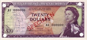 East Caribbean States, 20 Dollar, P15as